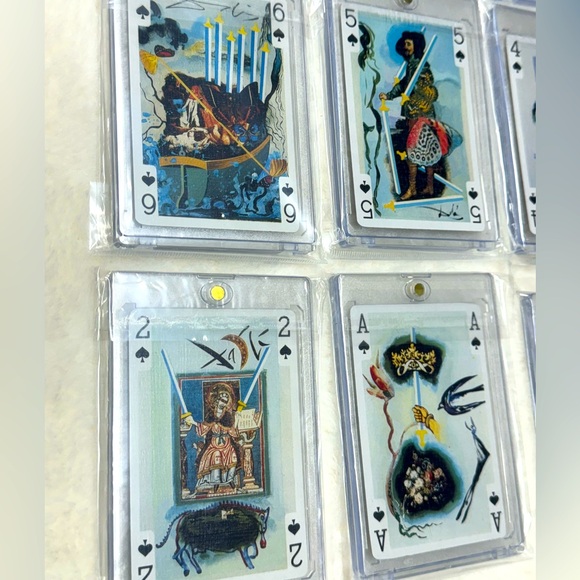 1987 SALVADOR DALI (1 Card) RARE IN Framed Collectors Hard Case - Picture 9 of 13